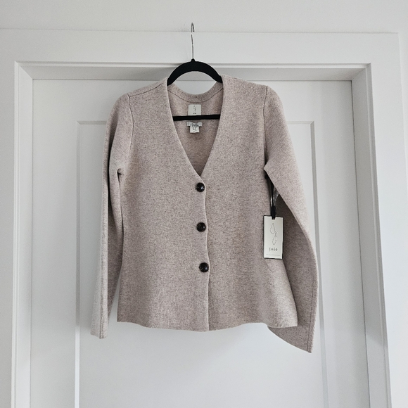 NWT Joie wool cashmere cardigan Size Medium - Picture 2 of 6
